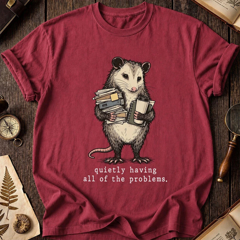All Problems Possum T-Shirt product image 5