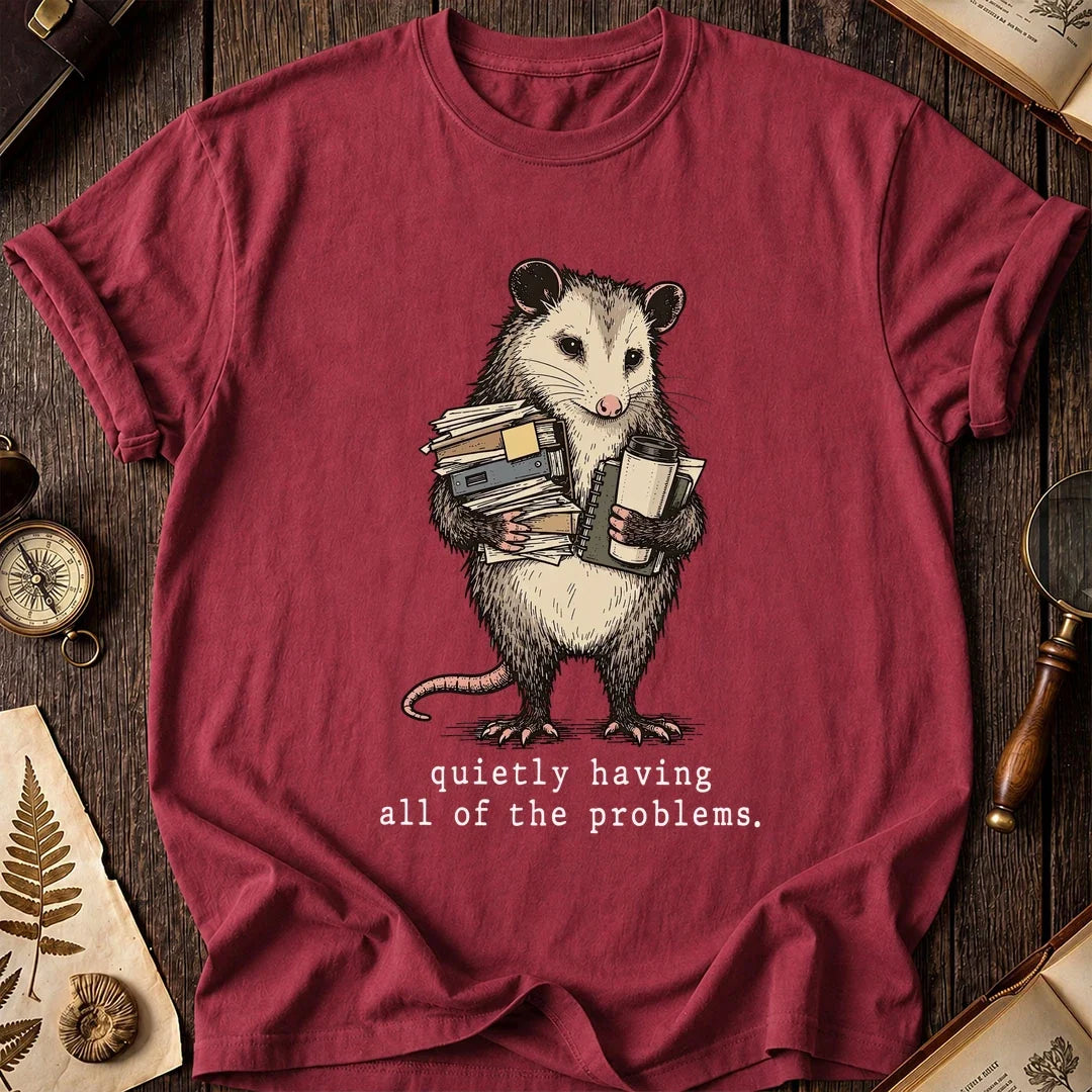 All Problems Possum T-Shirt product image 5