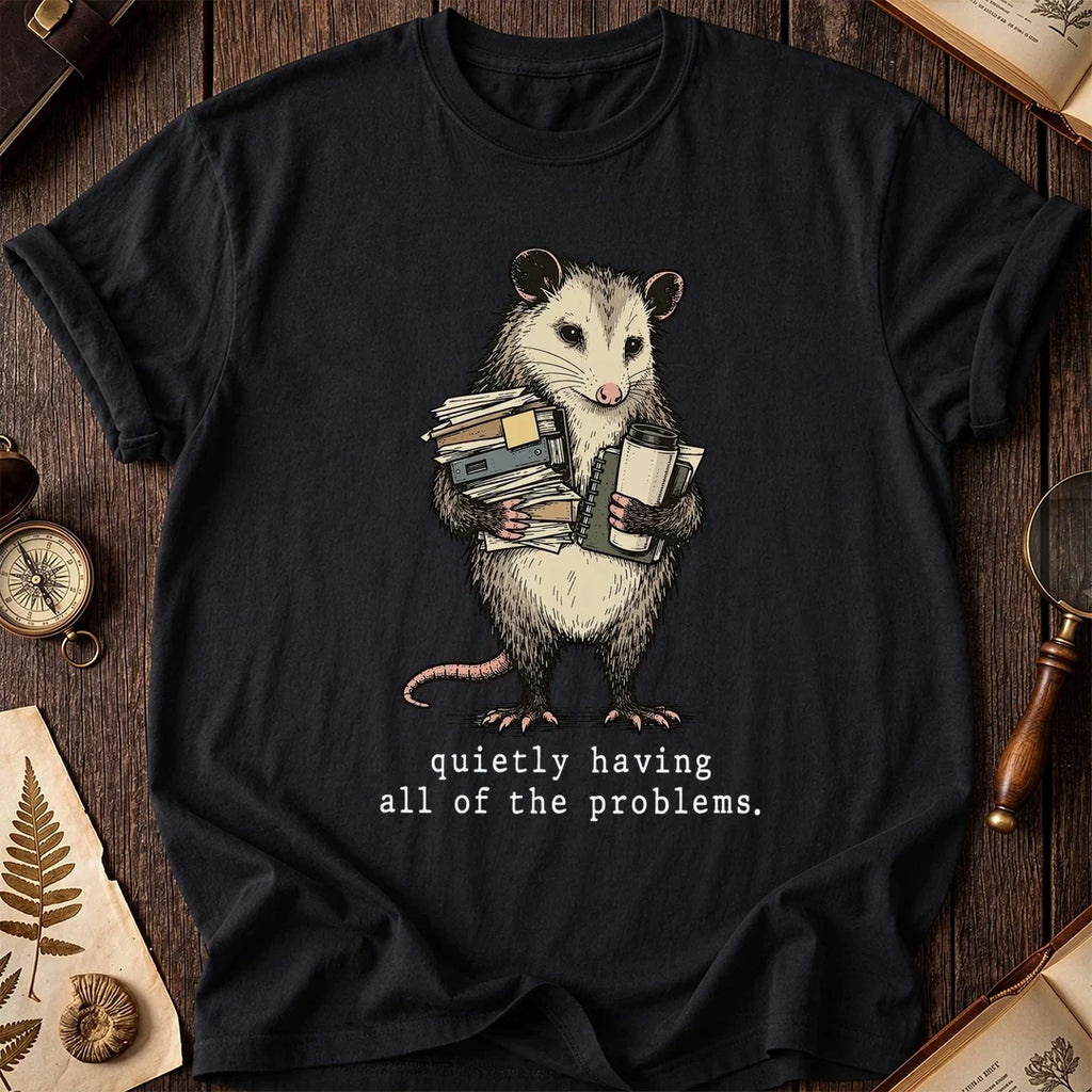 All Problems Possum T-Shirt product image 2