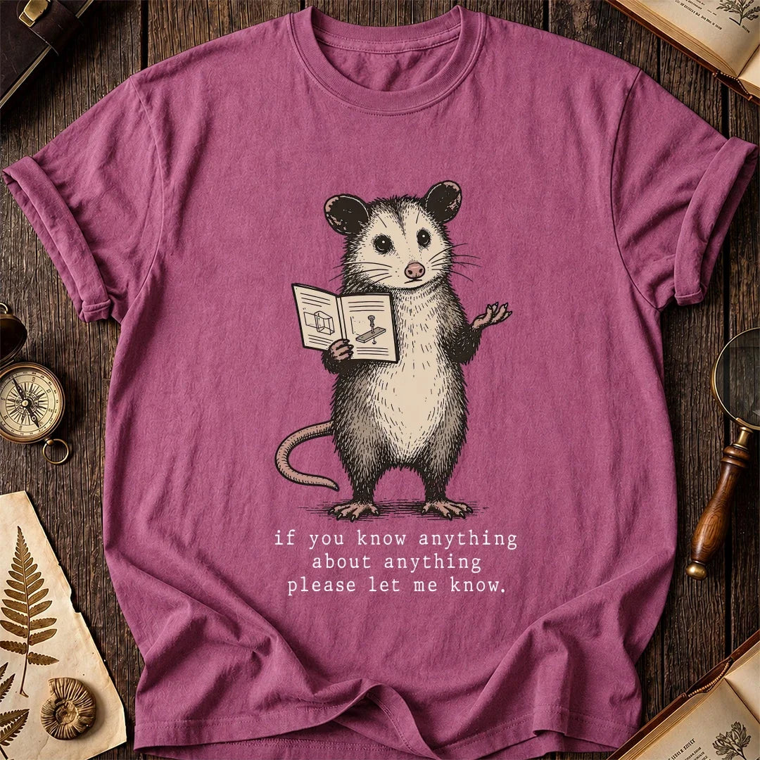 Any Clue Possum T-Shirt product image 3