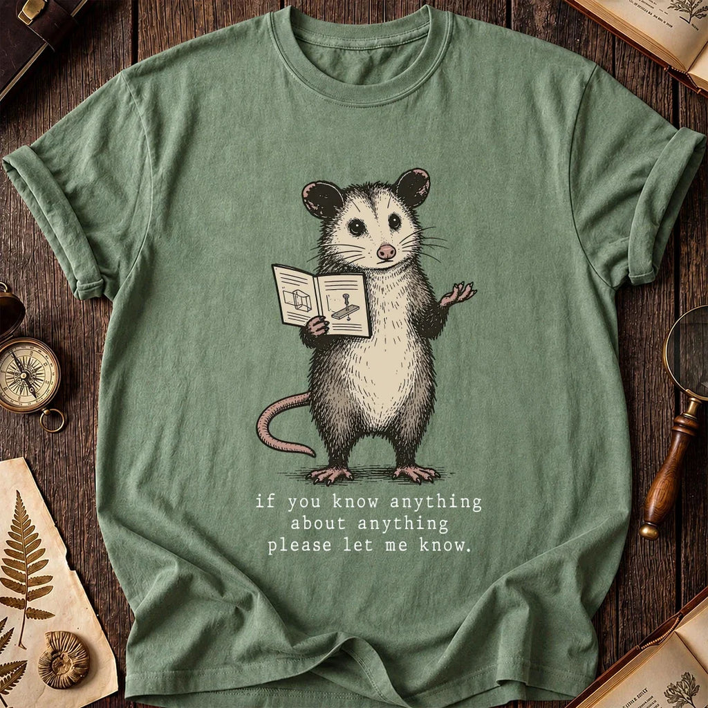 Any Clue Possum T-Shirt product image 1