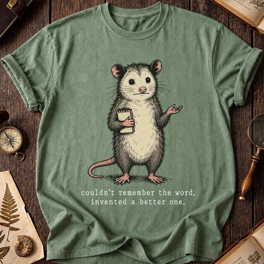 Better Word Possum T-Shirt product image 1