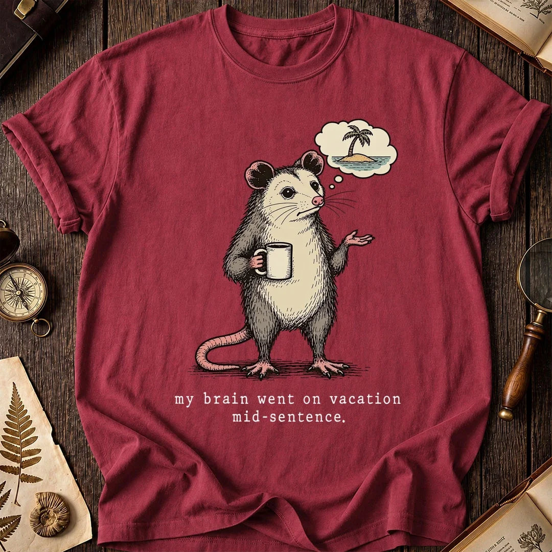 Brain Break Possum T-Shirt product image 5