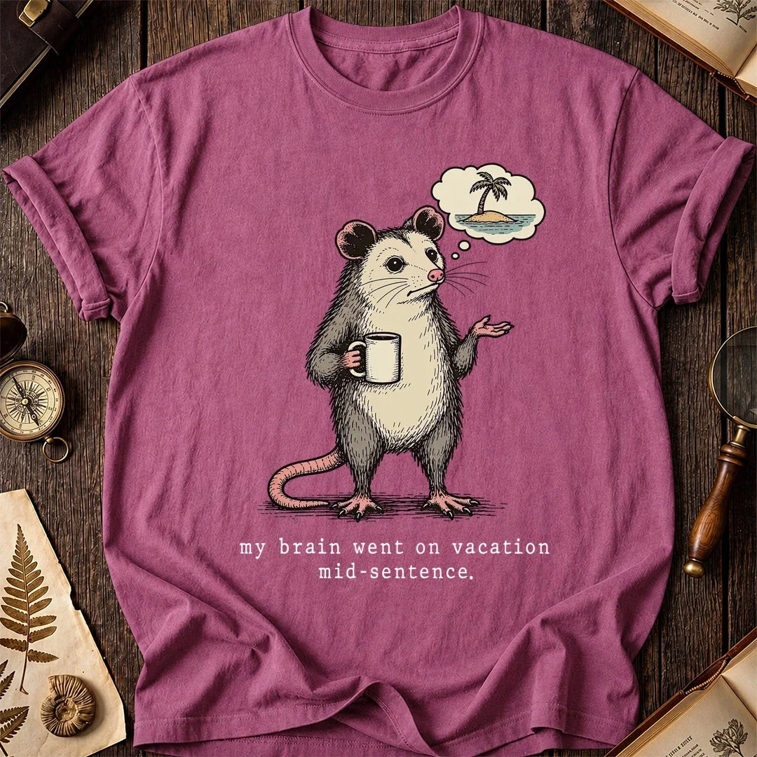 Brain Break Possum T-Shirt product image 3