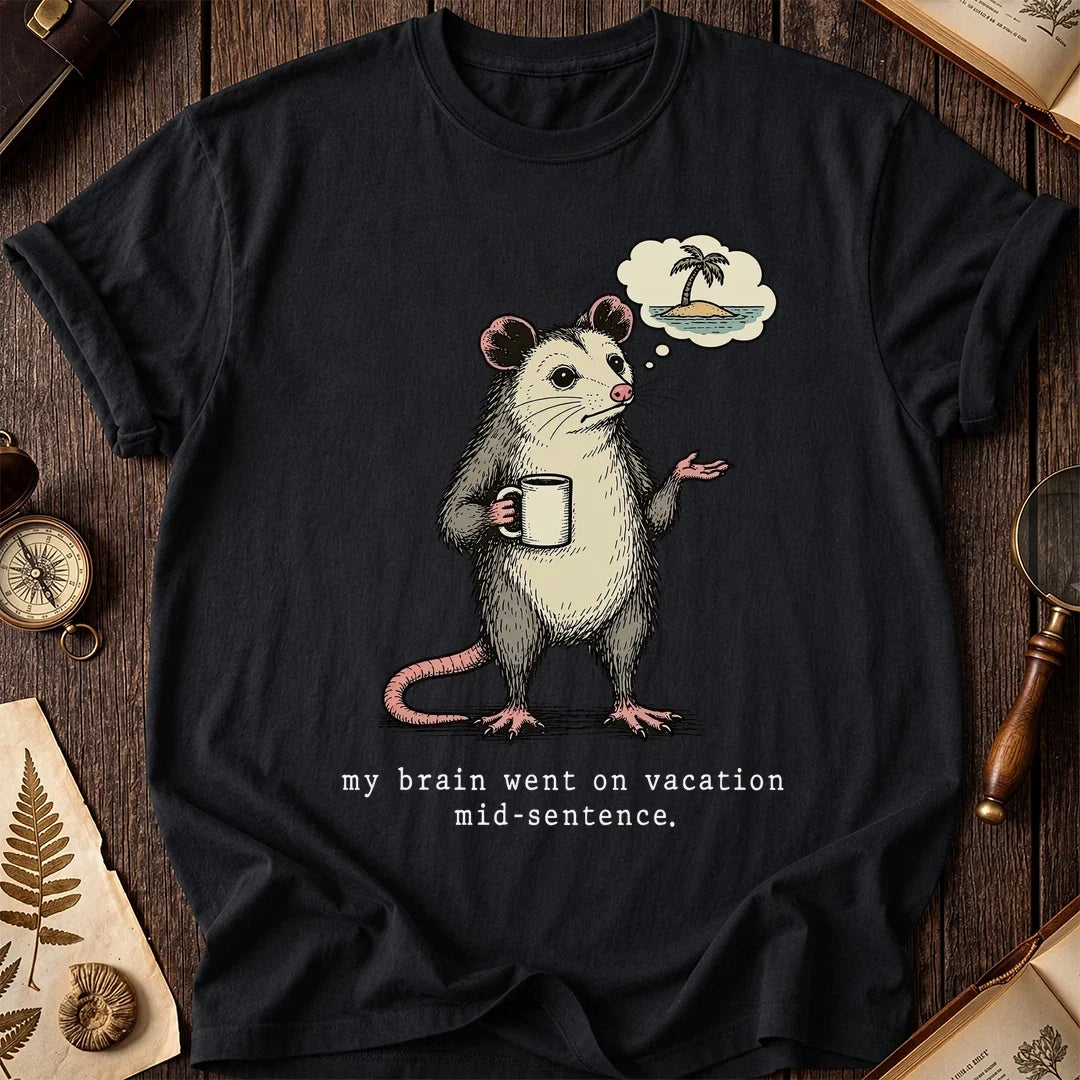 Brain Break Possum T-Shirt product image 2