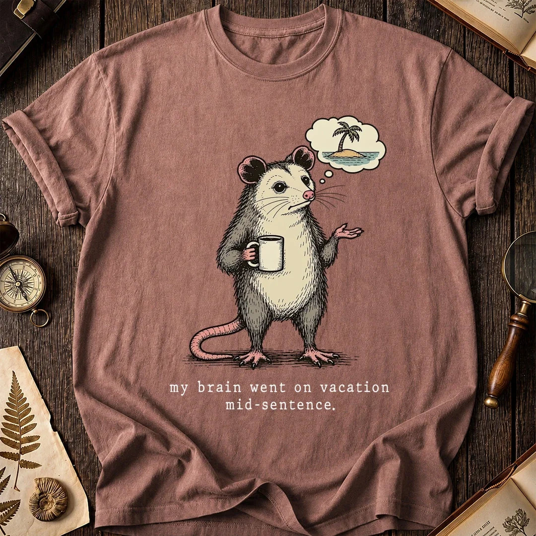 Brain Break Possum T-Shirt product image 8