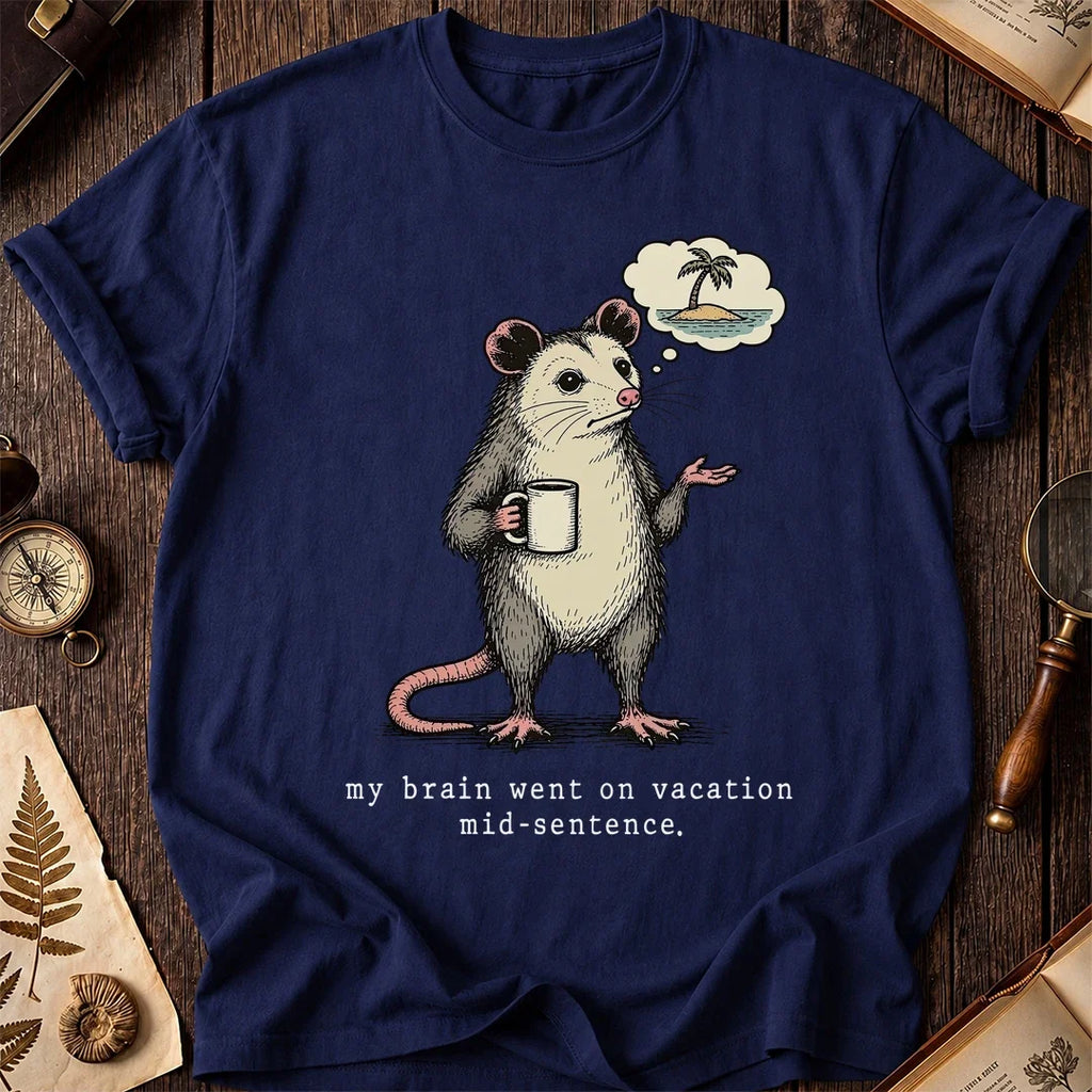Brain Break Possum T-Shirt product image 7