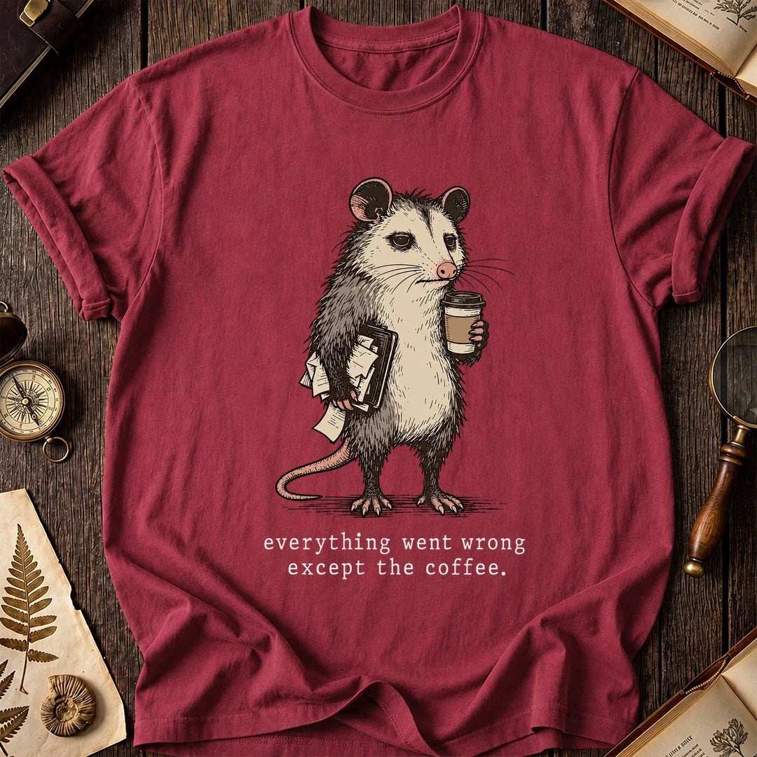 Coffee Saved Possum T-Shirt product image 5