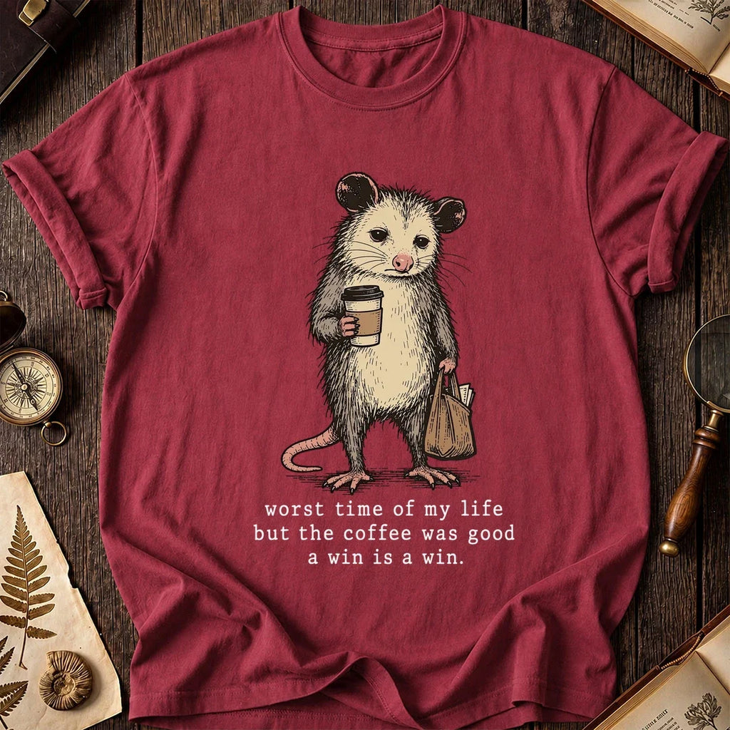 Coffee Win Possum T-Shirt product image 5