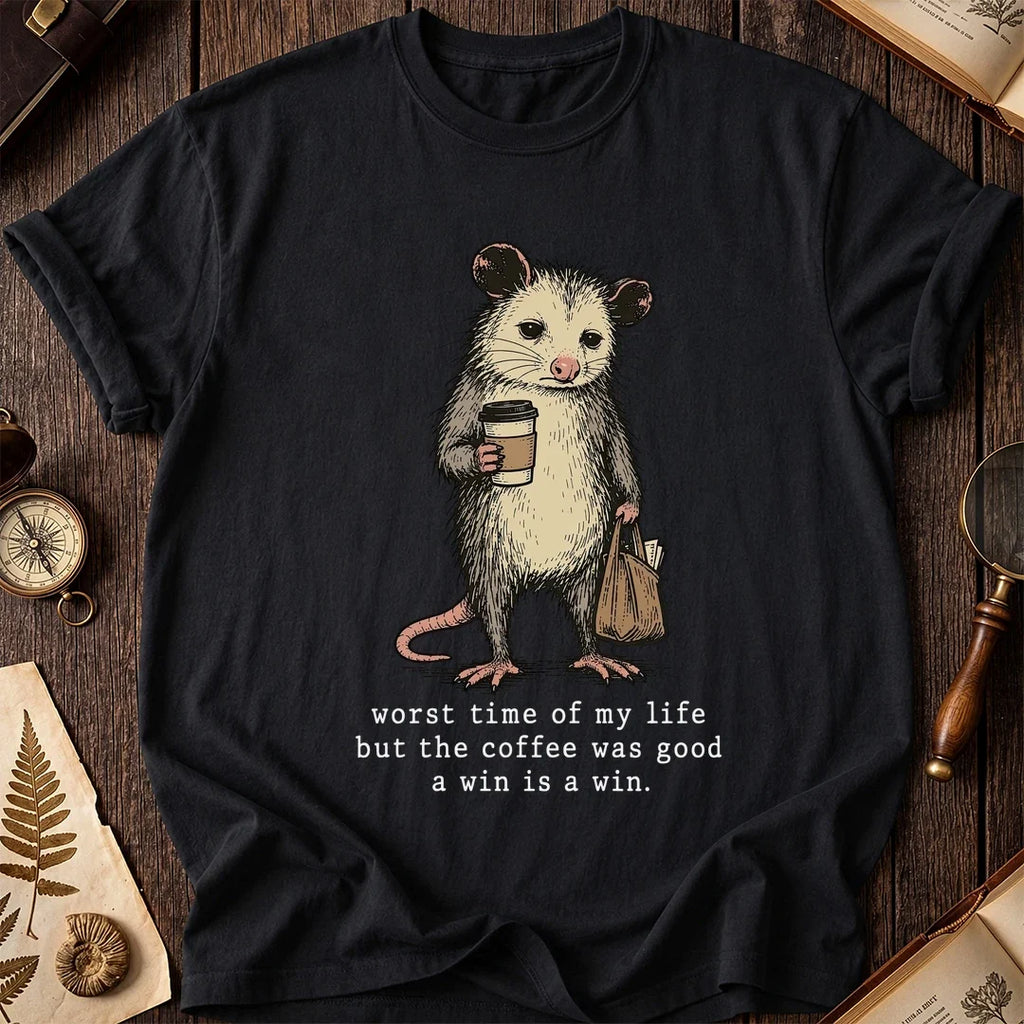 Coffee Win Possum T-Shirt product image 2