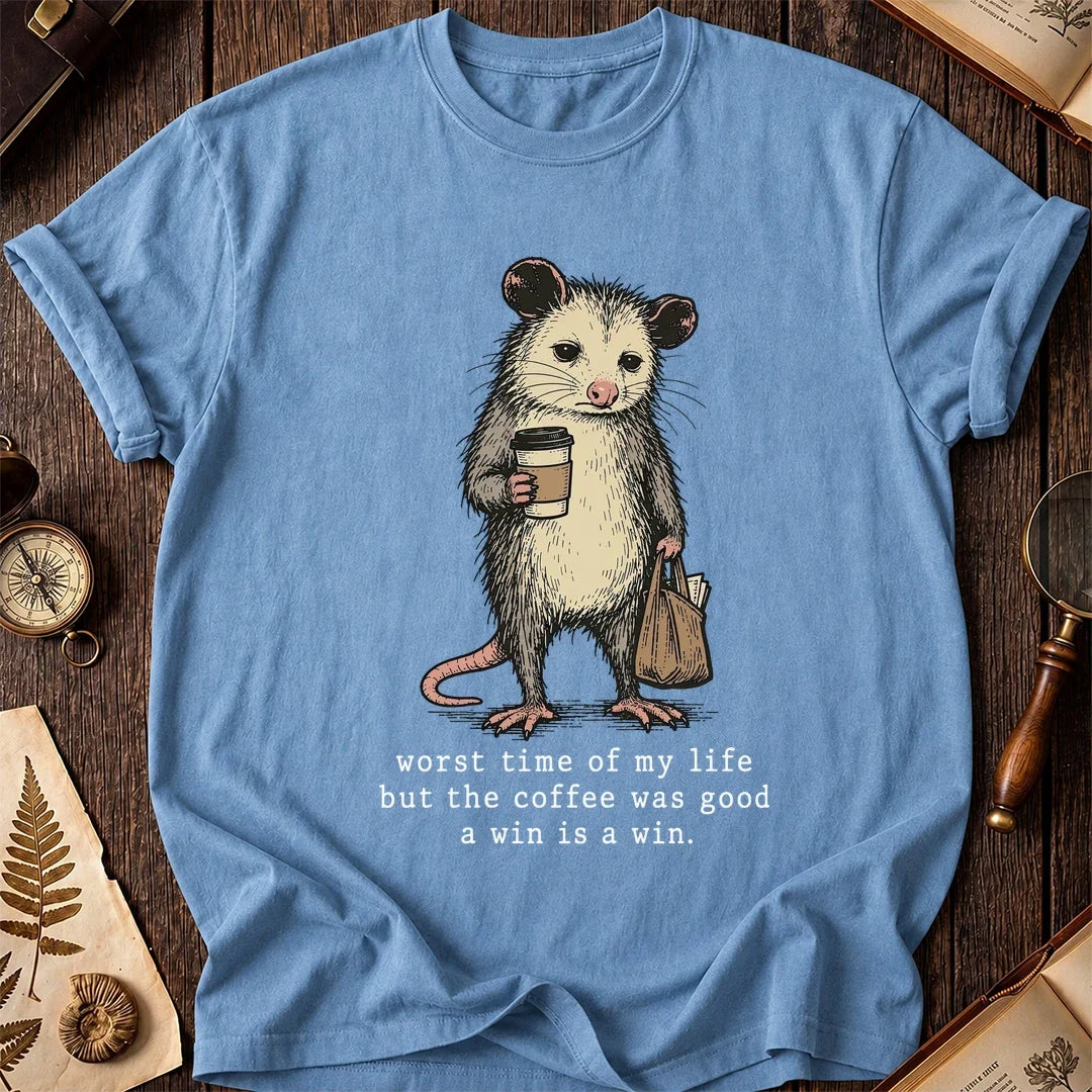 Coffee Win Possum T-Shirt product image 4