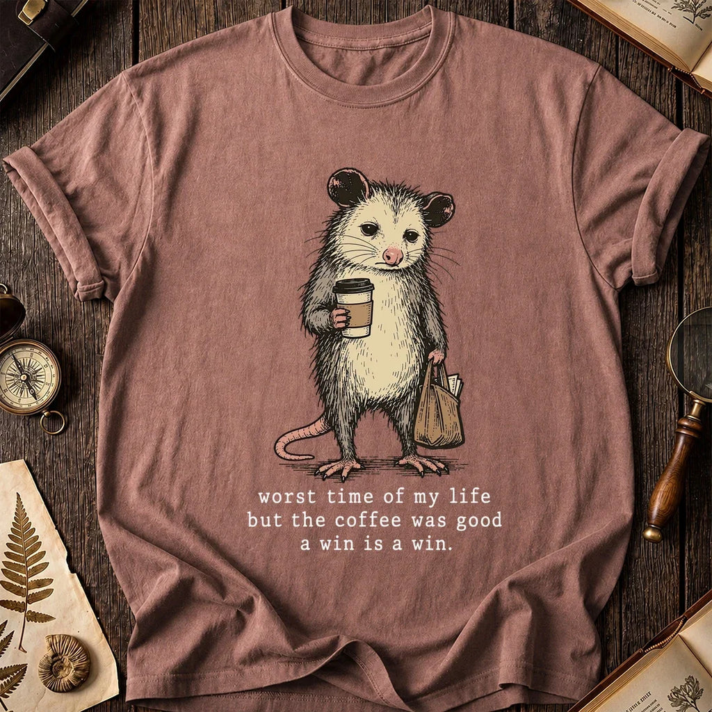 Coffee Win Possum T-Shirt product image 8