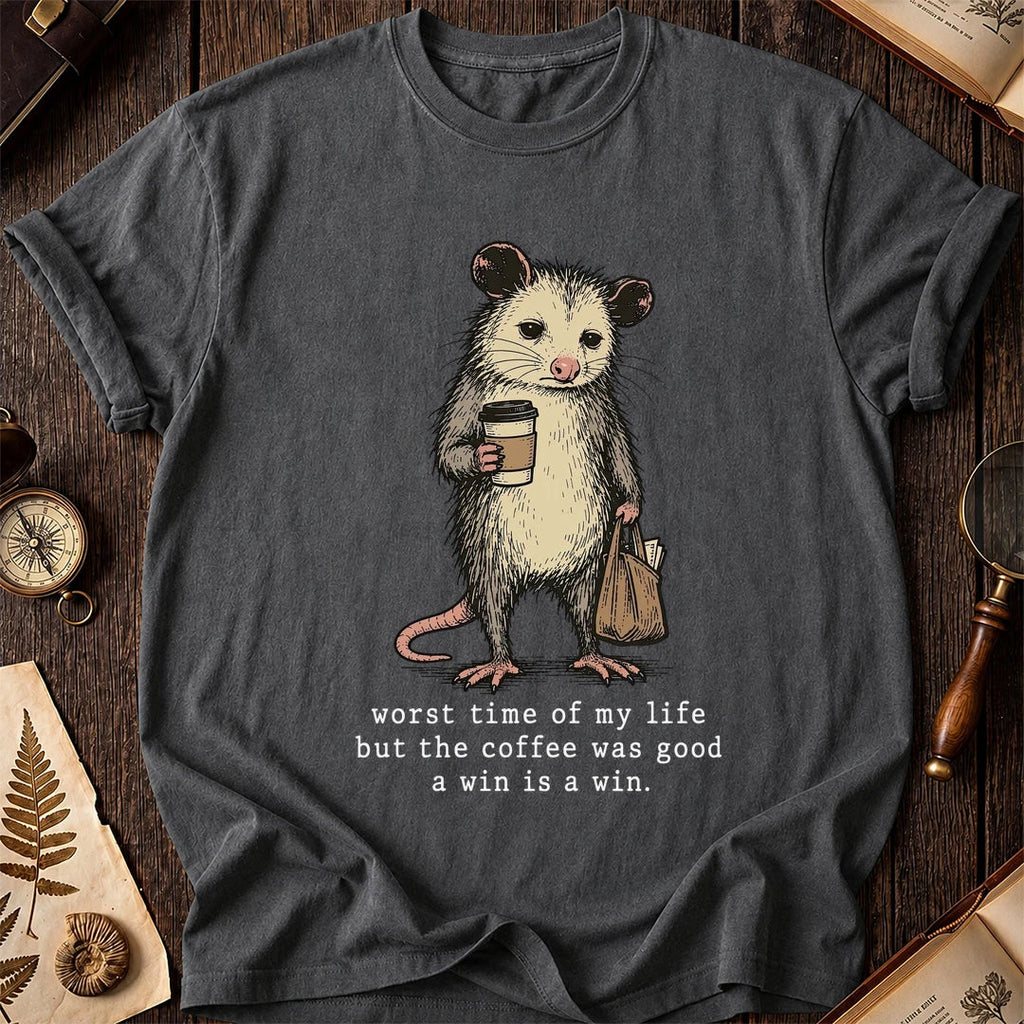 Coffee Win Possum T-Shirt product image 6
