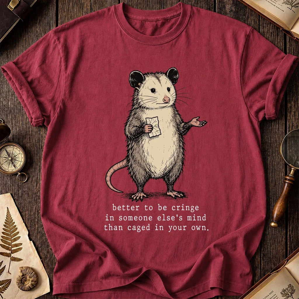 Cringe More Possum T-Shirt product image 5