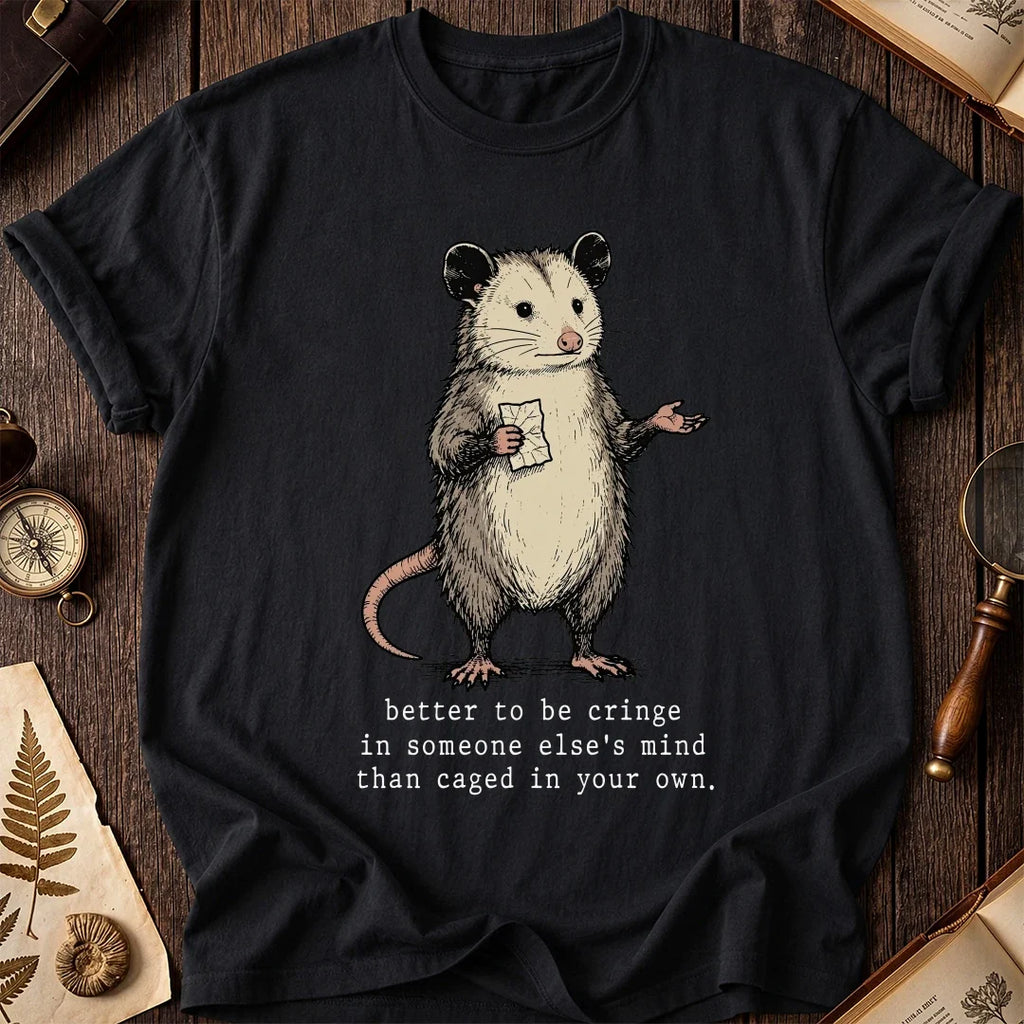 Cringe More Possum T-Shirt product image 2