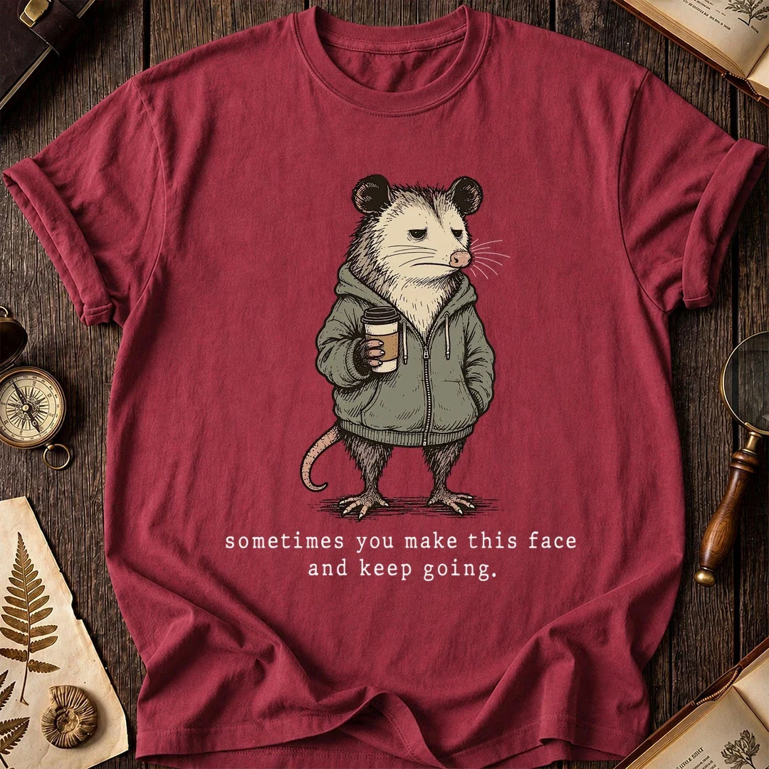 Keep Going Possum T-Shirt product image 5