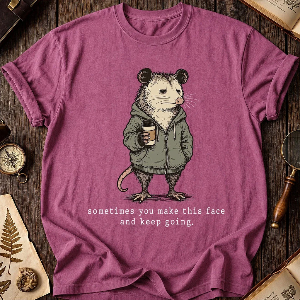 Keep Going Possum T-Shirt product image 3