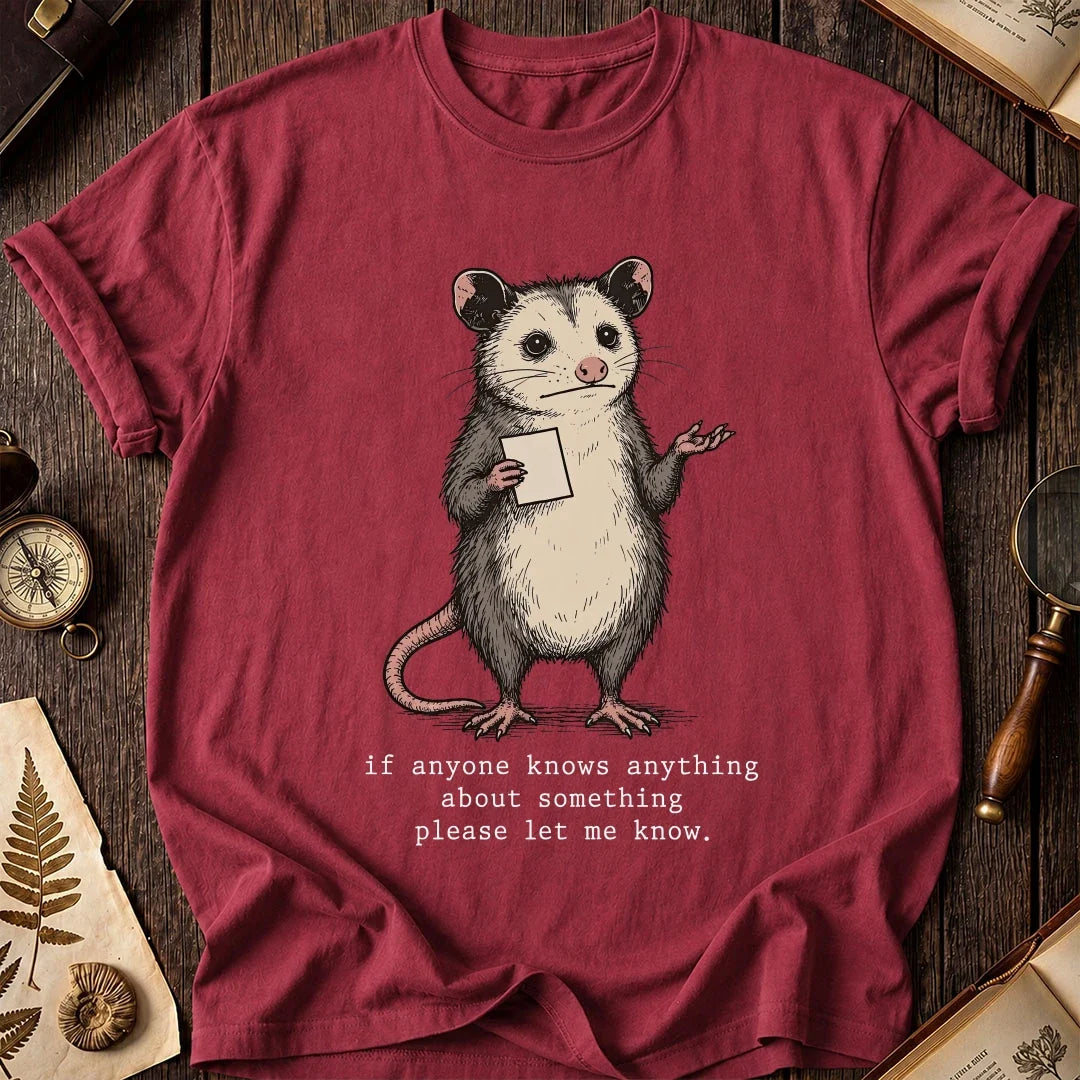 Let Me Know Possum T-Shirt product image 5