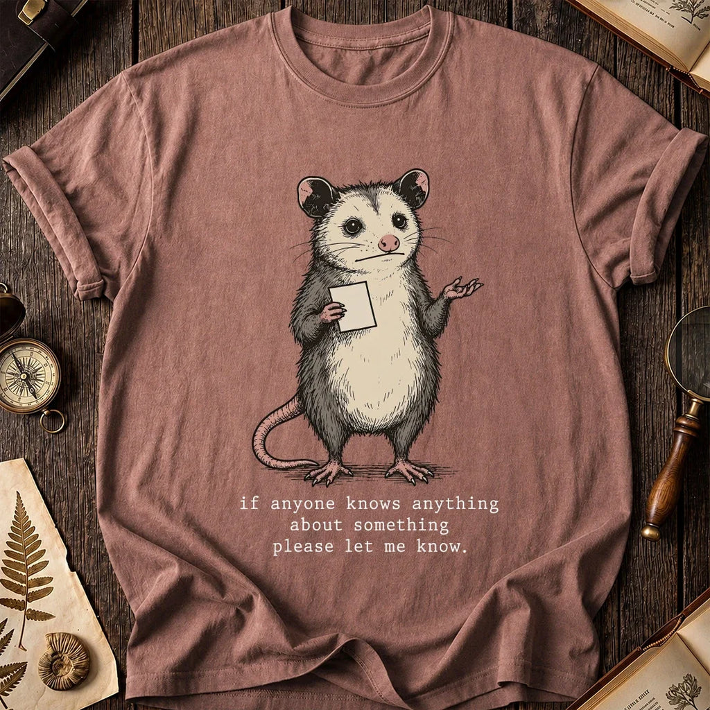 Let Me Know Possum T-Shirt product image 8