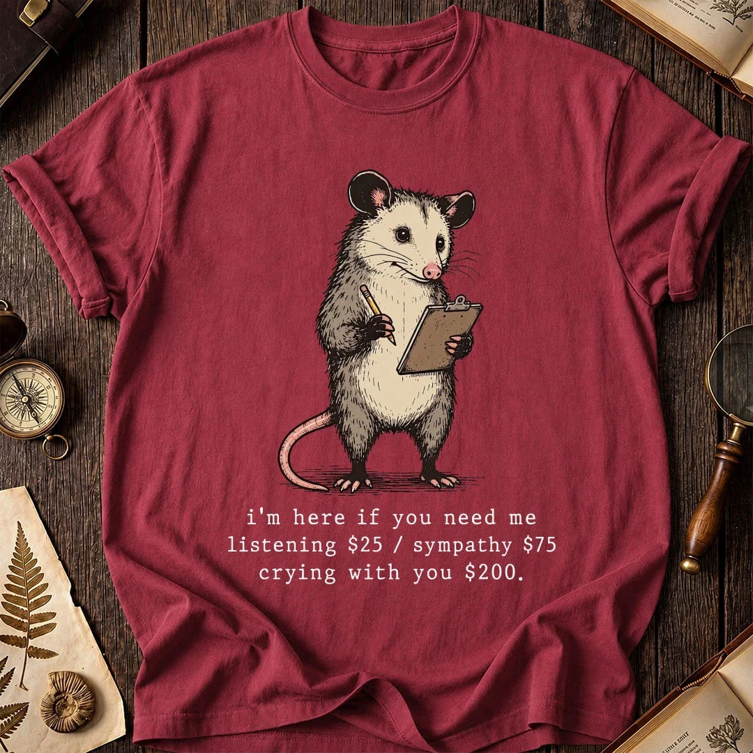 Listening Possum T-Shirt product image 5