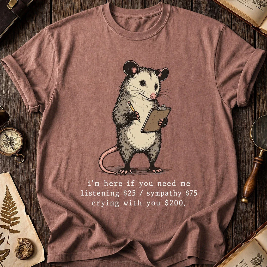 Listening Possum T-Shirt product image 8