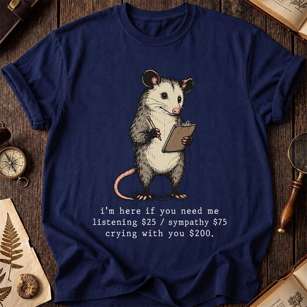 Listening Possum T-Shirt product image 7
