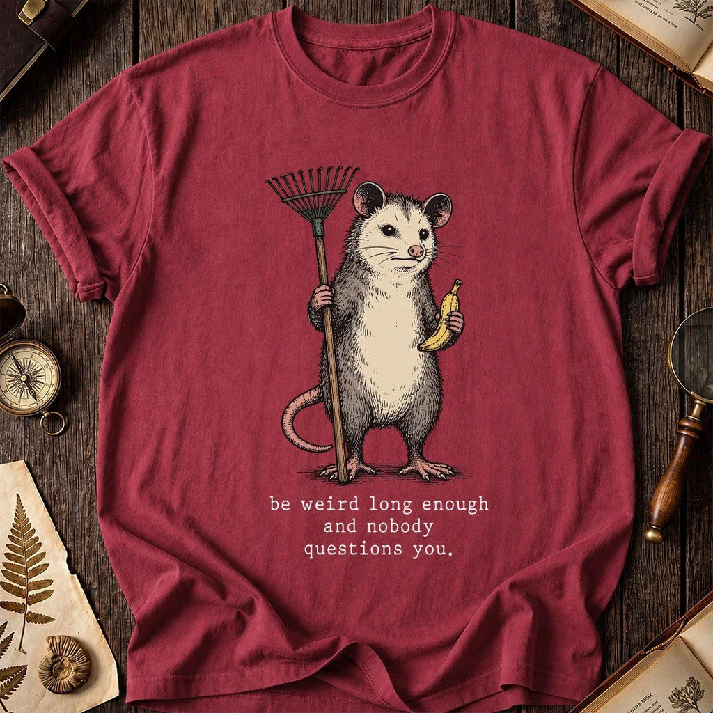No Questions Possum T-Shirt product image 5