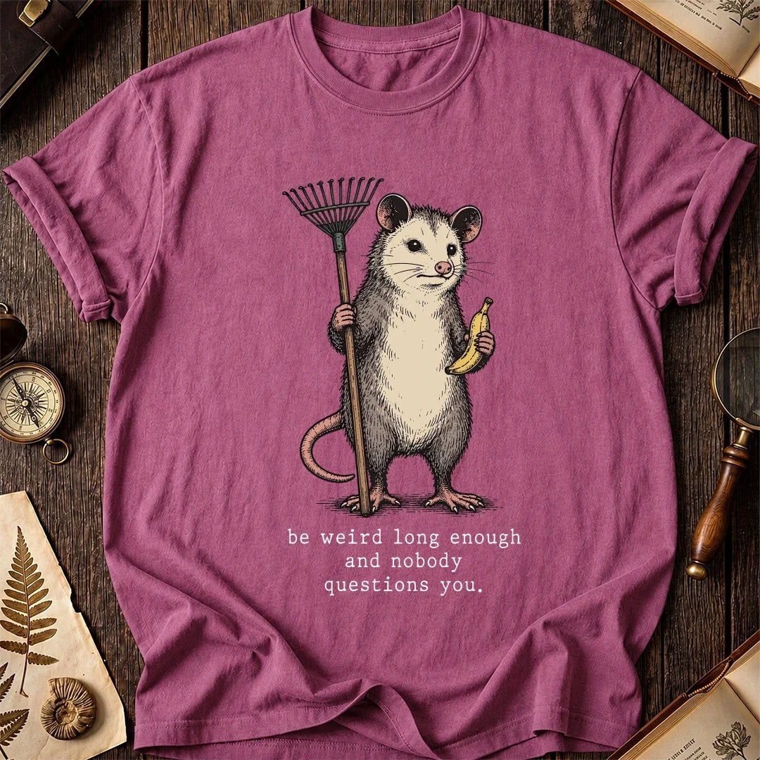 No Questions Possum T-Shirt product image 3