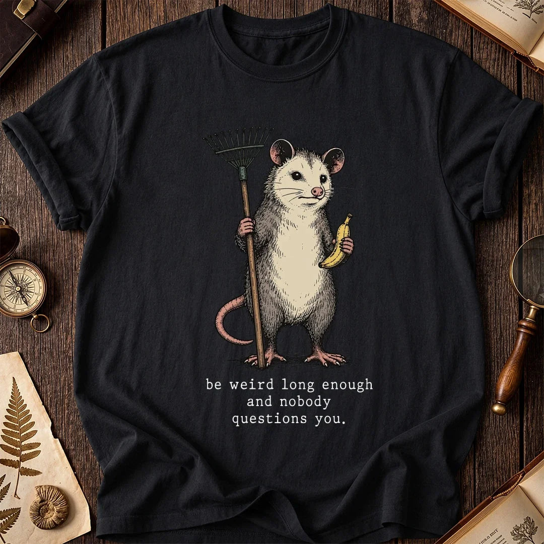 No Questions Possum T-Shirt product image 2