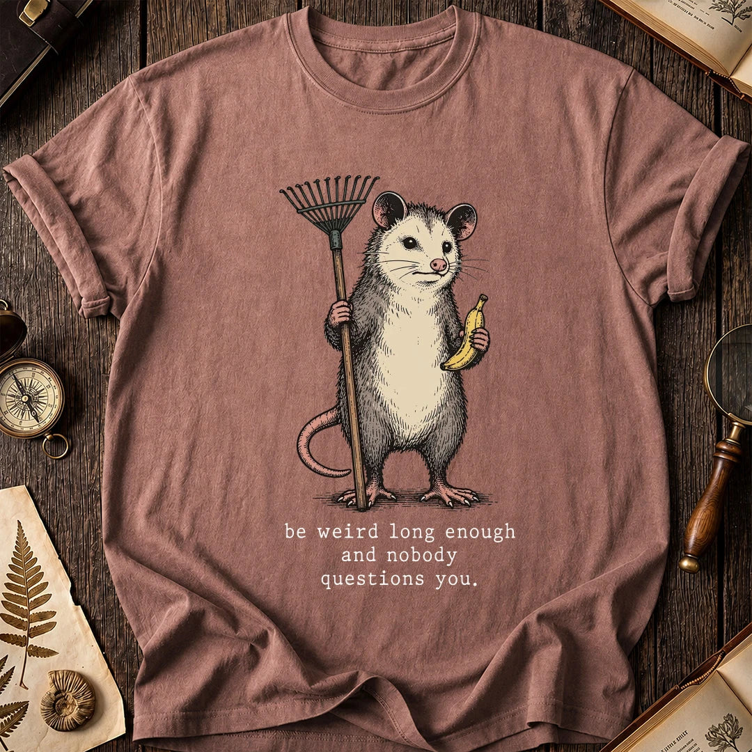 No Questions Possum T-Shirt product image 8