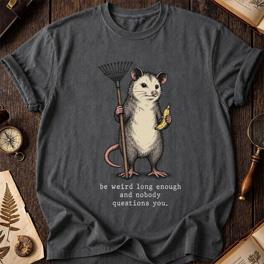 No Questions Possum T-Shirt product image 6