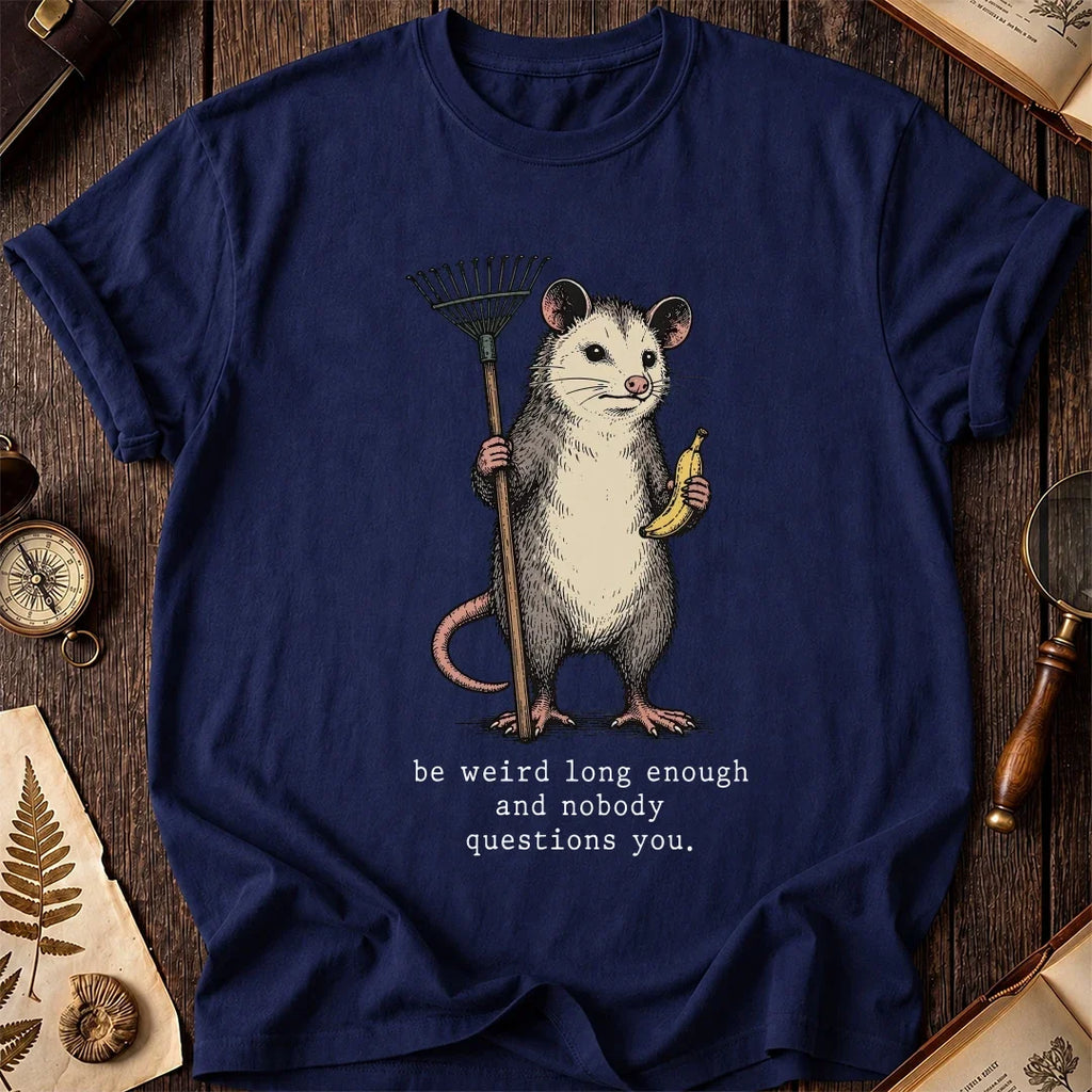 No Questions Possum T-Shirt product image 7