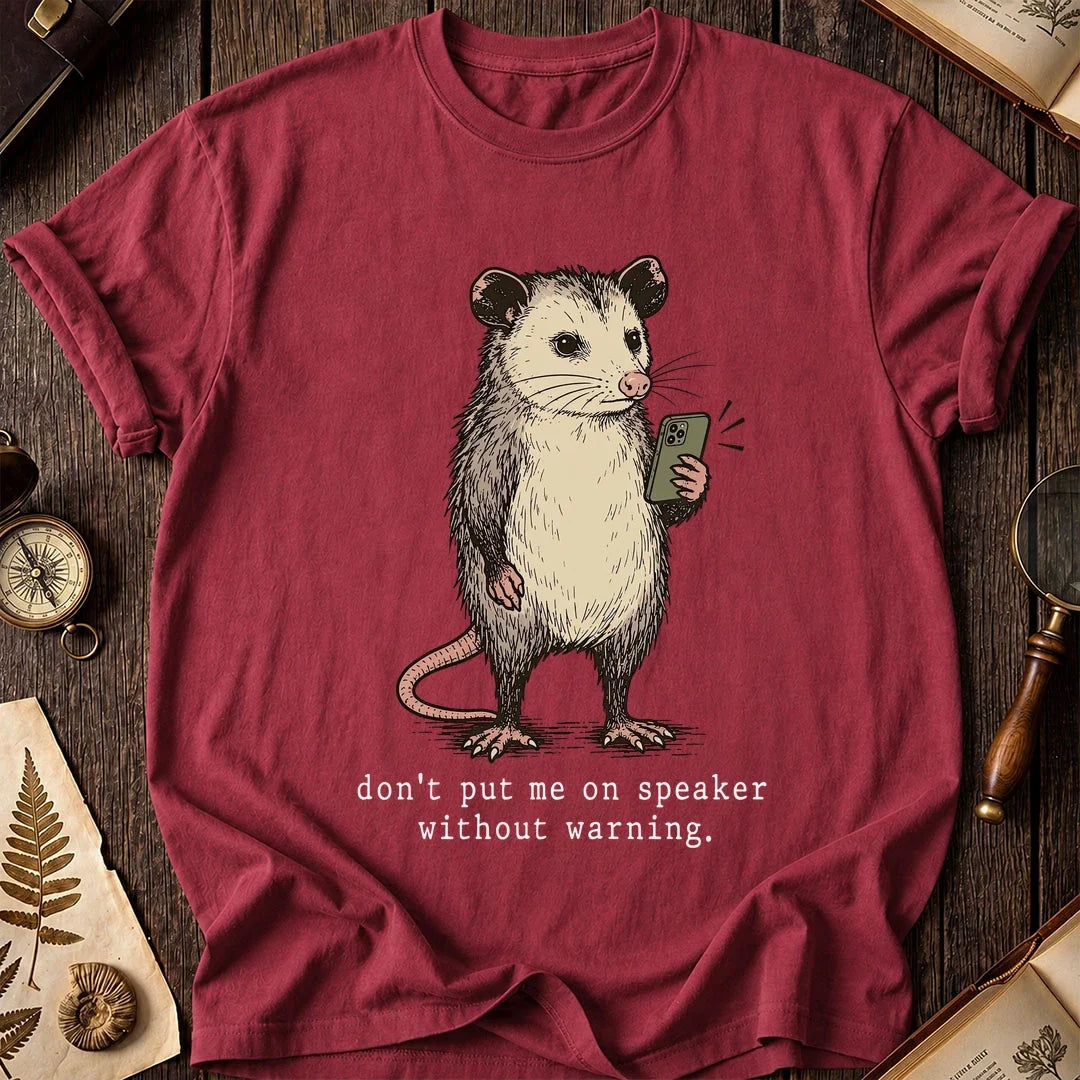 No Speaker Possum T-Shirt product image 5