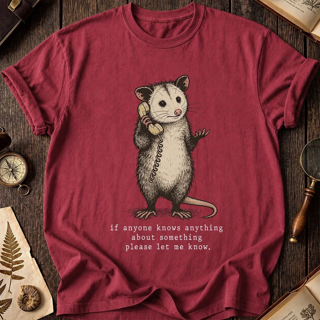Phone Help Possum T-Shirt product image 5