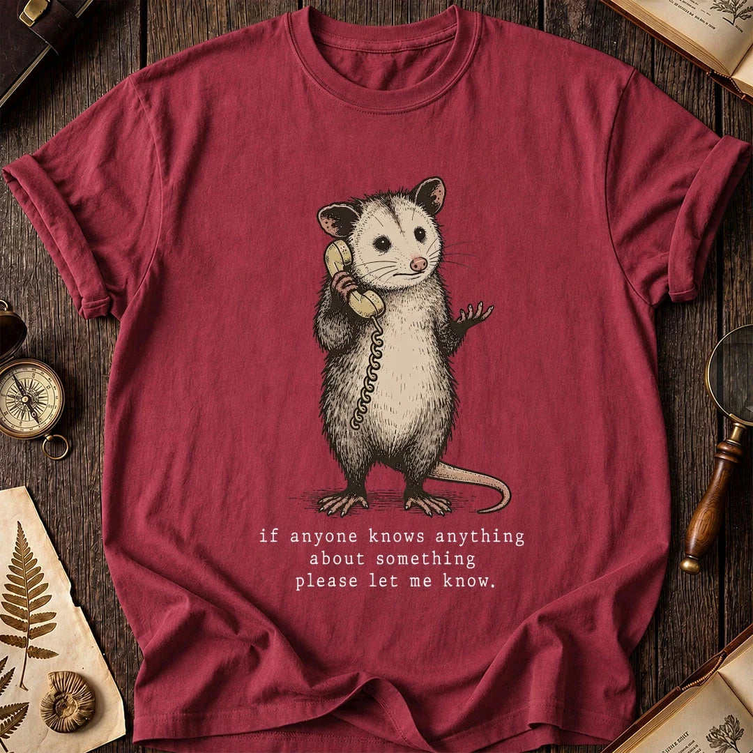 Phone Help Possum T-Shirt product image 5