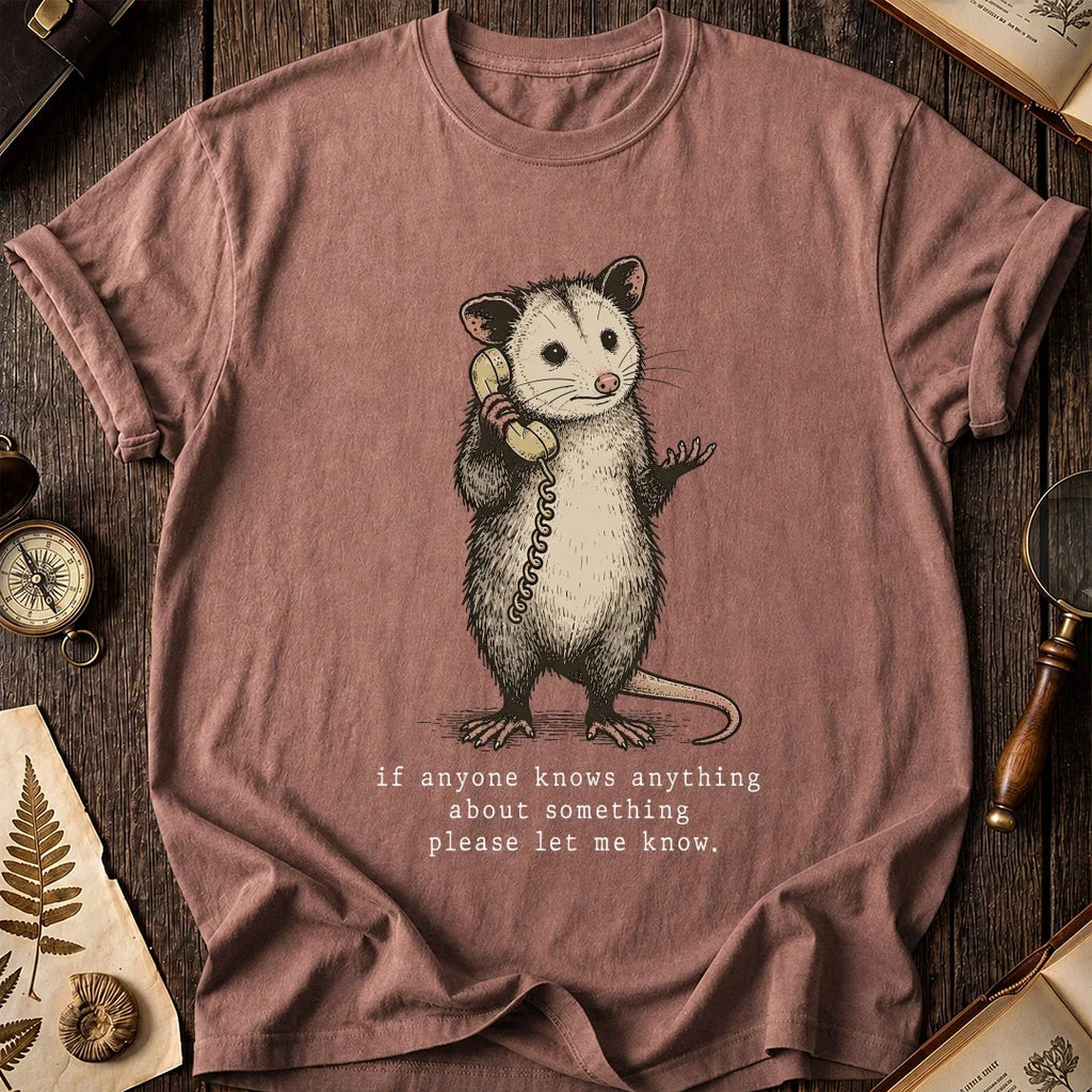 Phone Help Possum T-Shirt product image 8