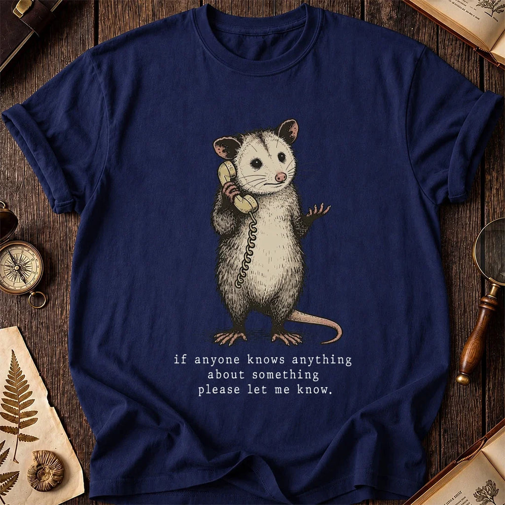 Phone Help Possum T-Shirt product image 7
