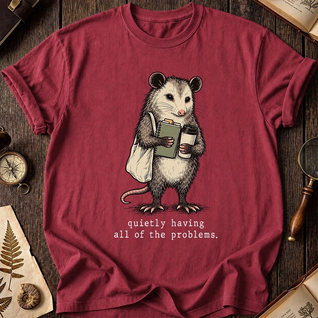 Quiet Mess Possum T-Shirt product image 5