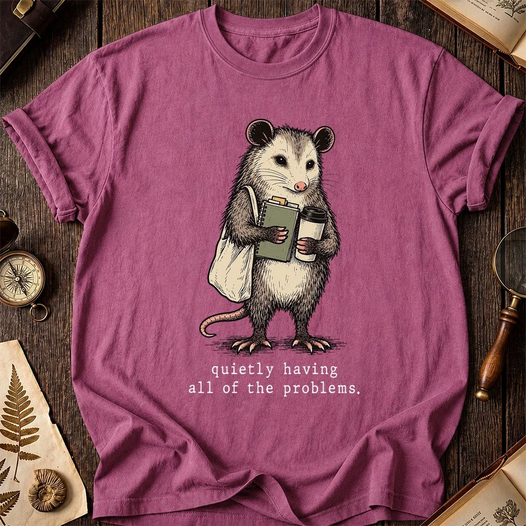 Quiet Mess Possum T-Shirt product image 3