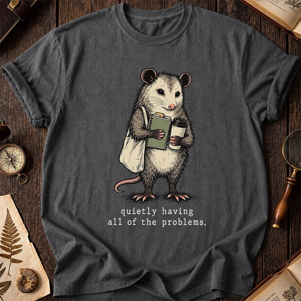 Quiet Mess Possum T-Shirt product image 6