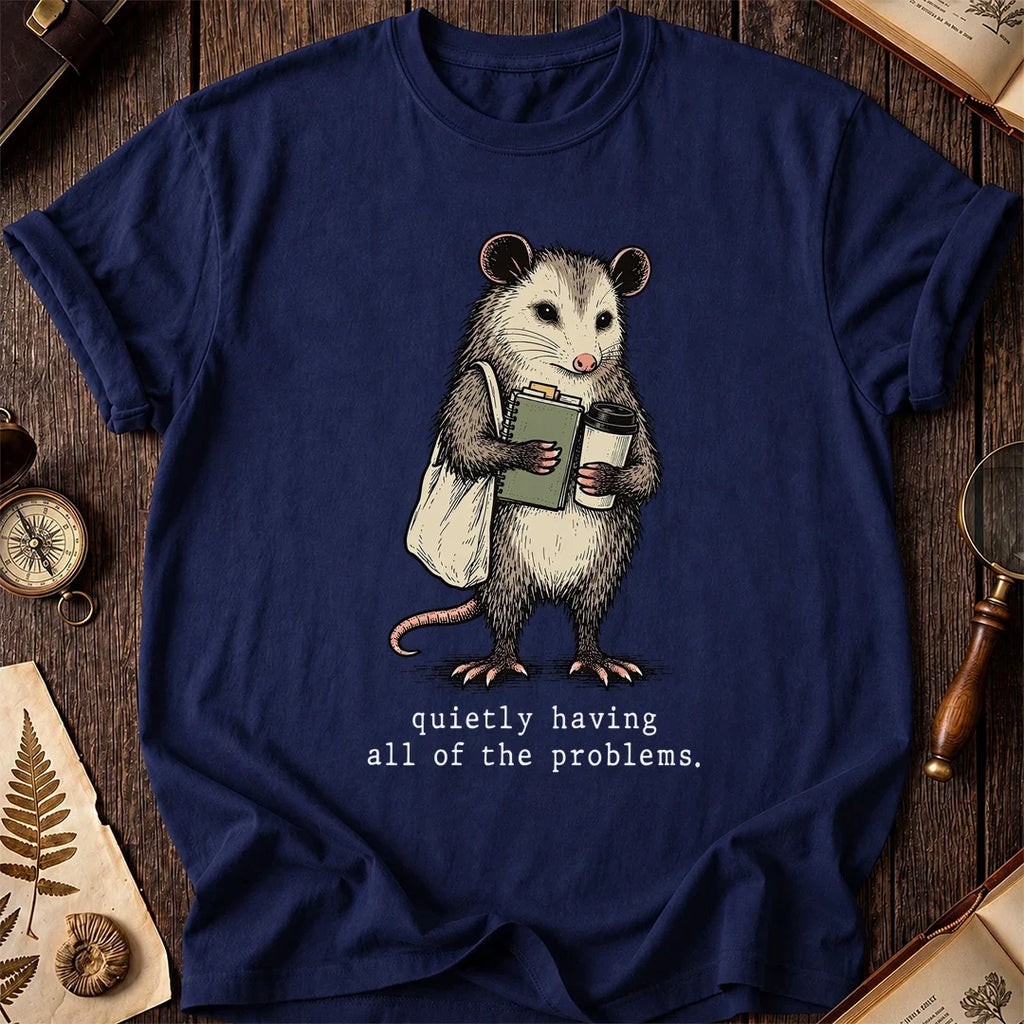 Quiet Mess Possum T-Shirt product image 7