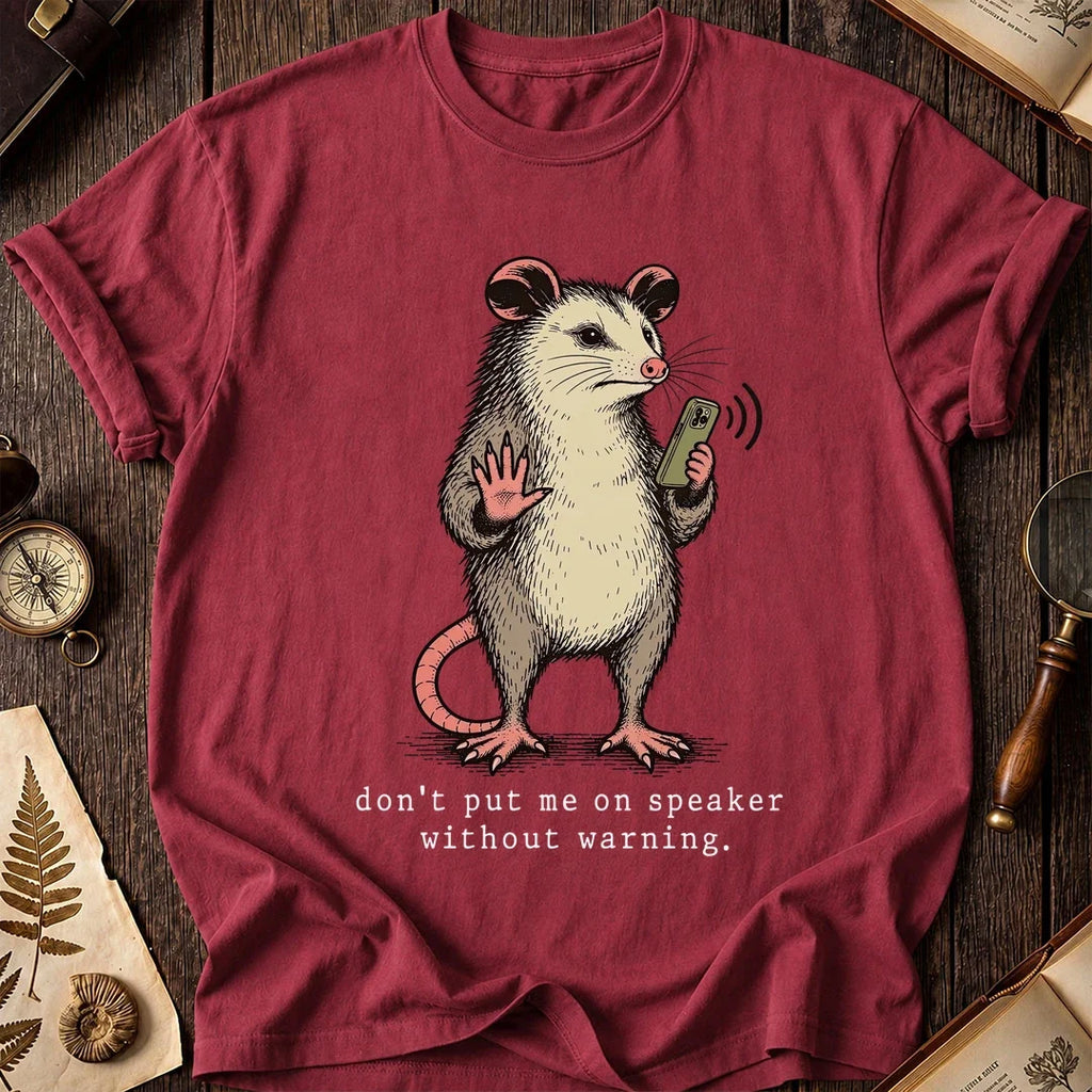 Speakerphone Possum T-Shirt product image 5