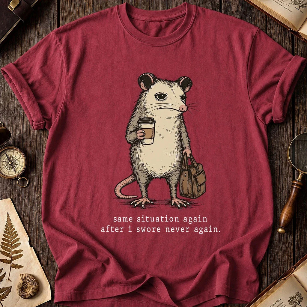 Swore Never Possum T-Shirt product image 5