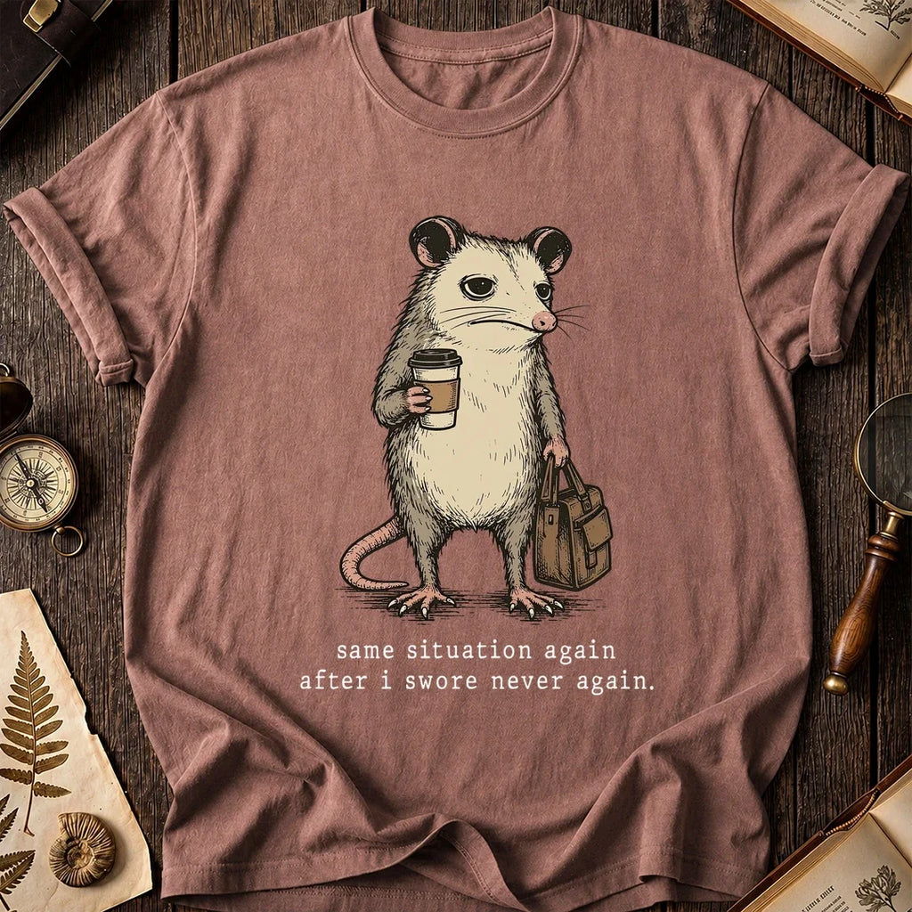 Swore Never Possum T-Shirt product image 8