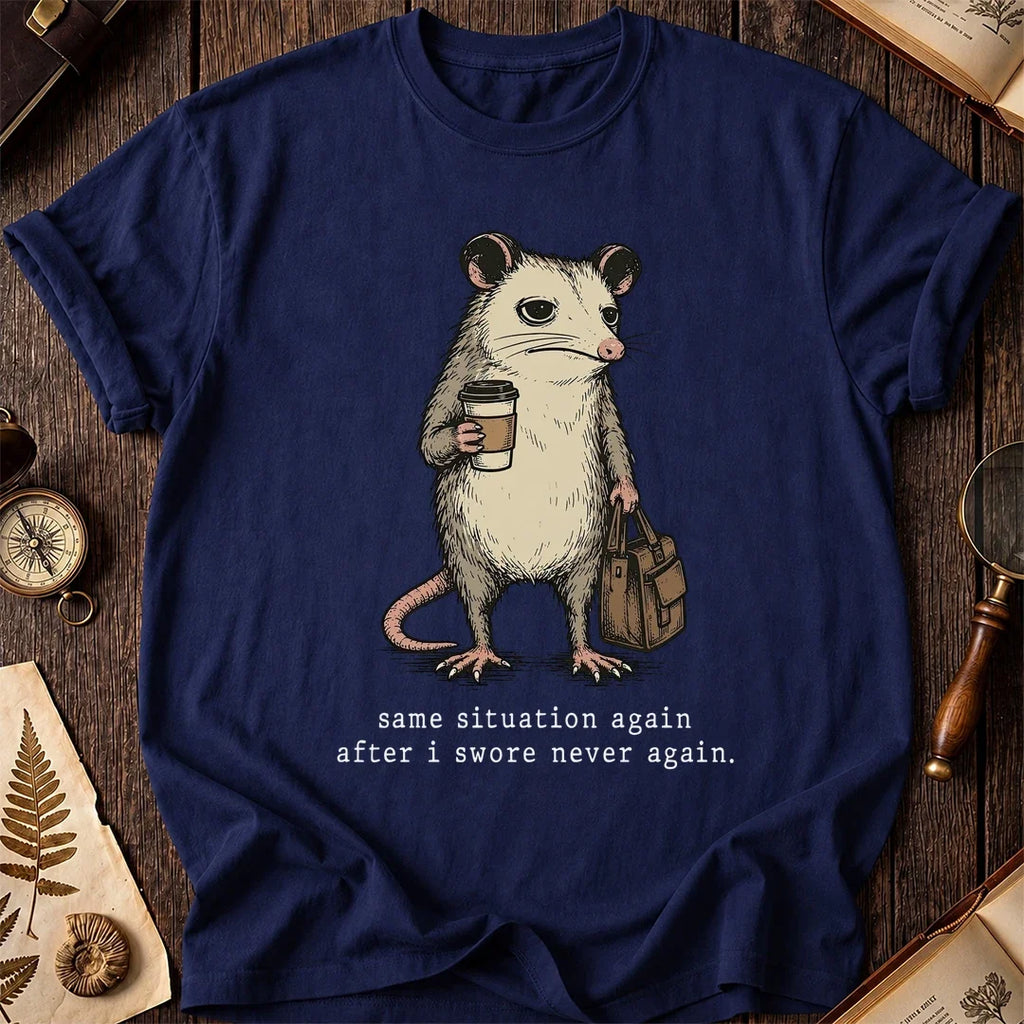 Swore Never Possum T-Shirt product image 7
