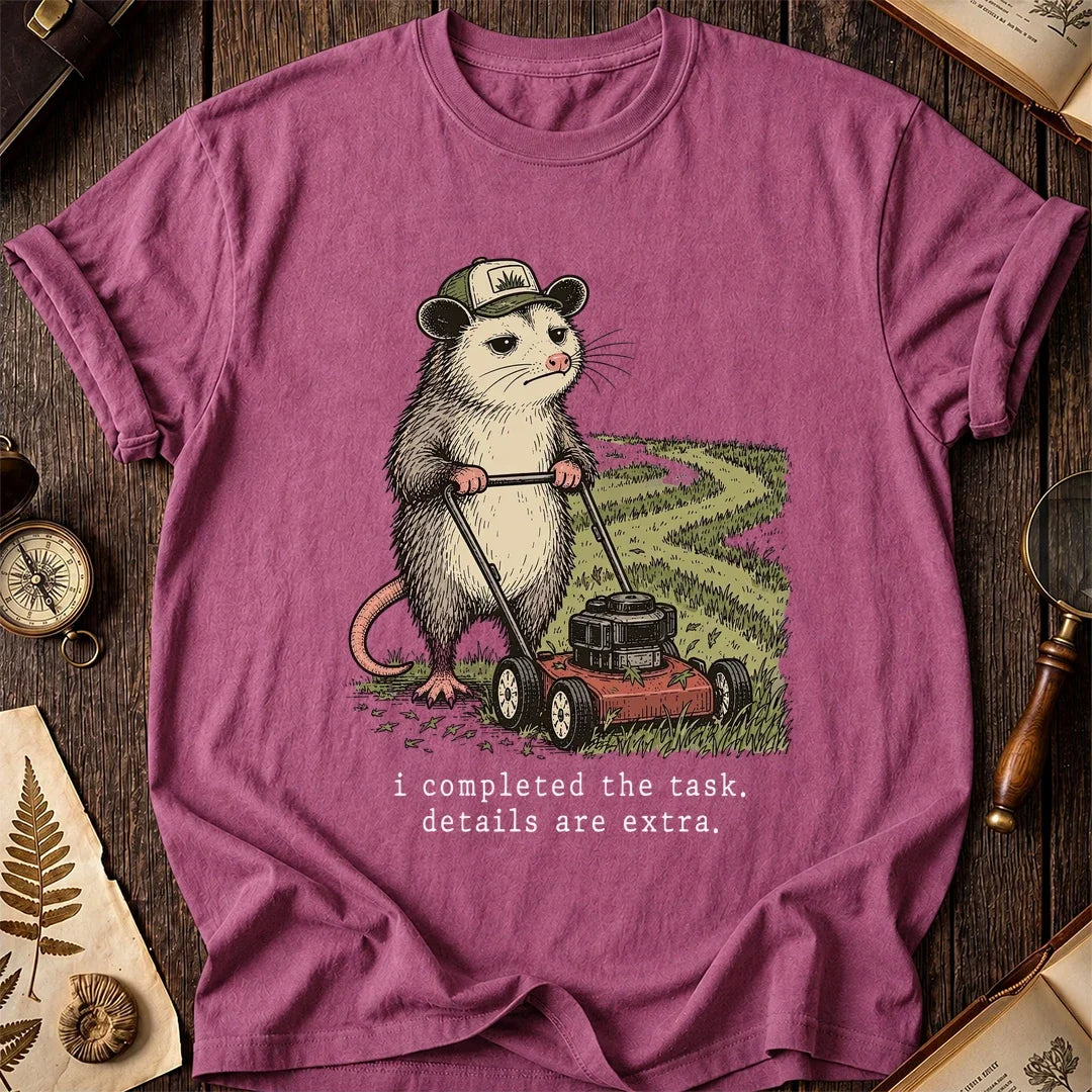 Task Done Possum T-Shirt product image 3