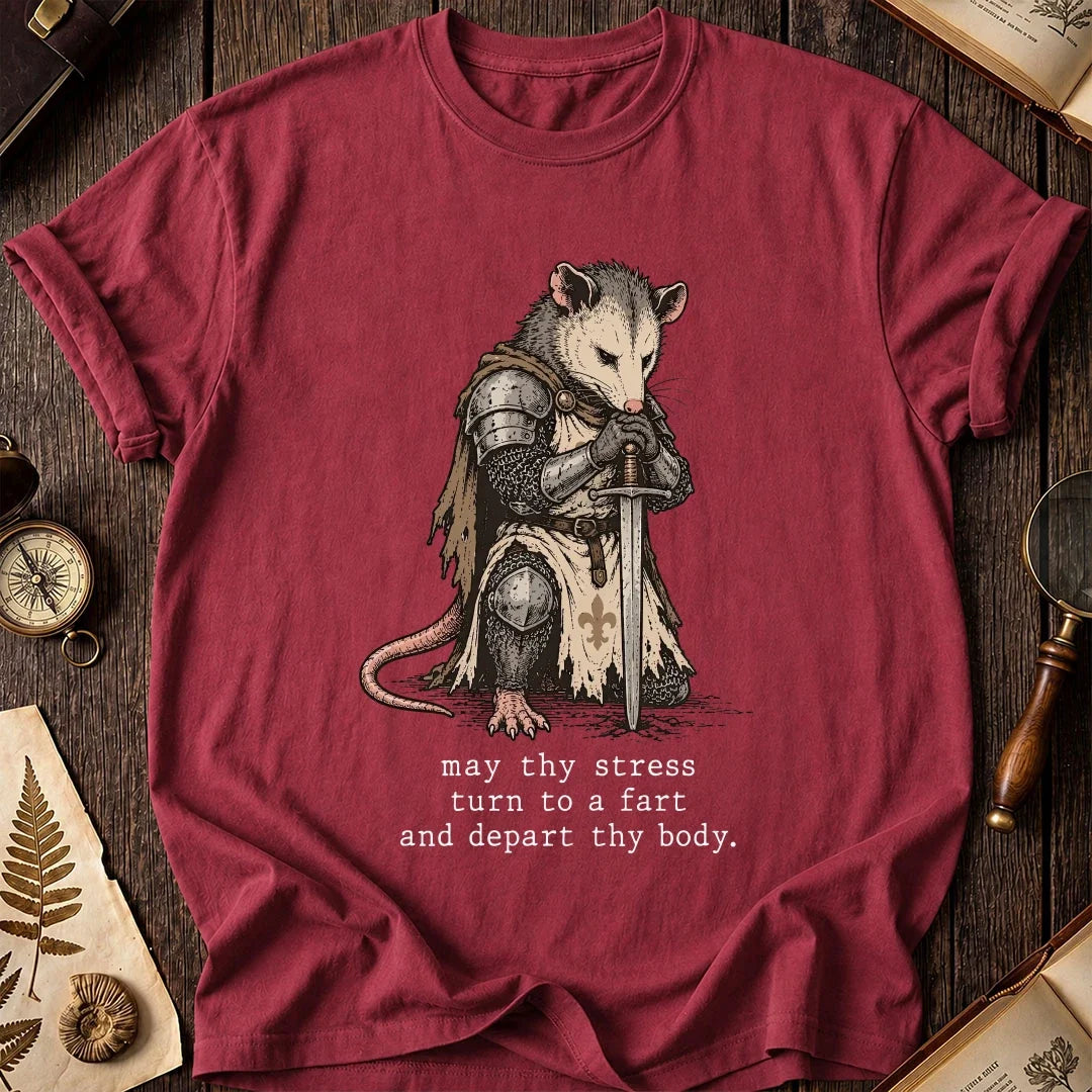 Thy Stress Possum T-Shirt product image 6