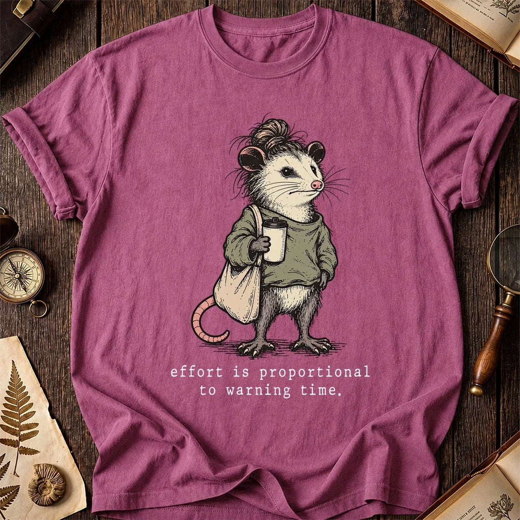 Warning Time Possum T-Shirt product image 3