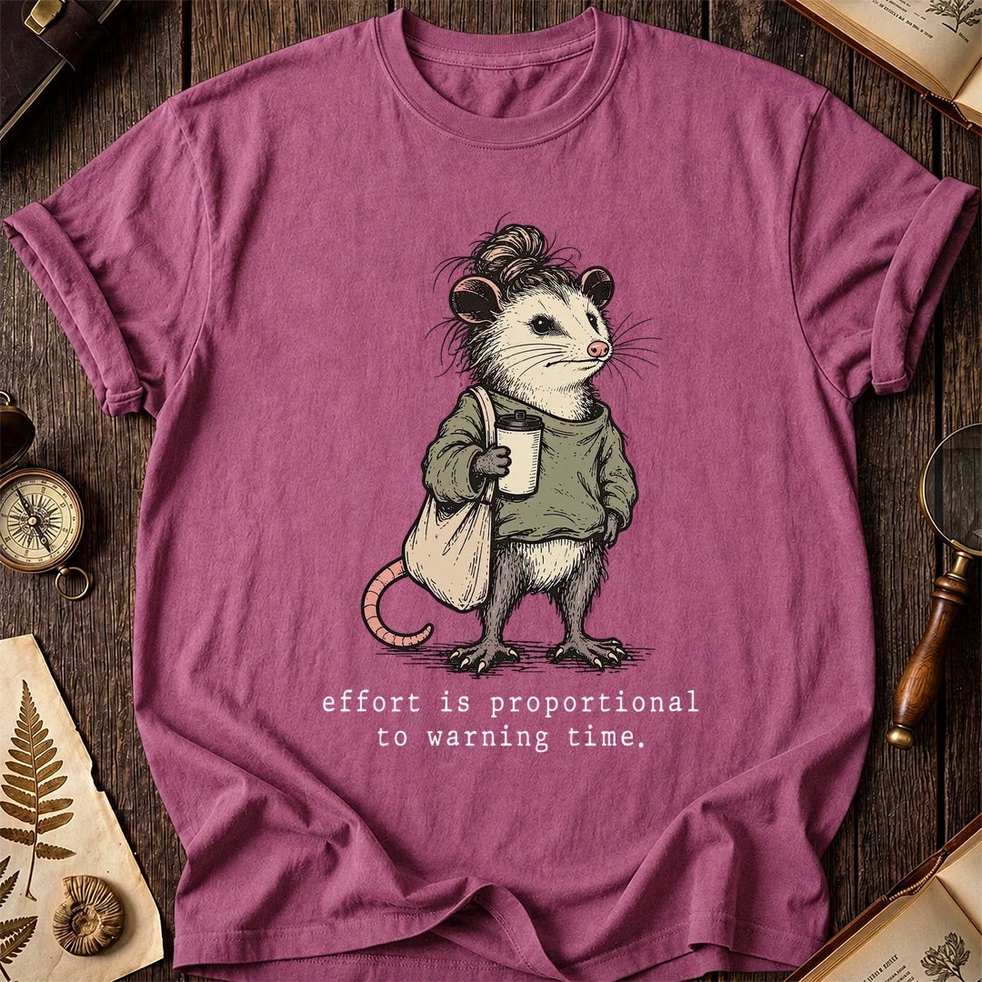 Warning Time Possum T-Shirt product image 3