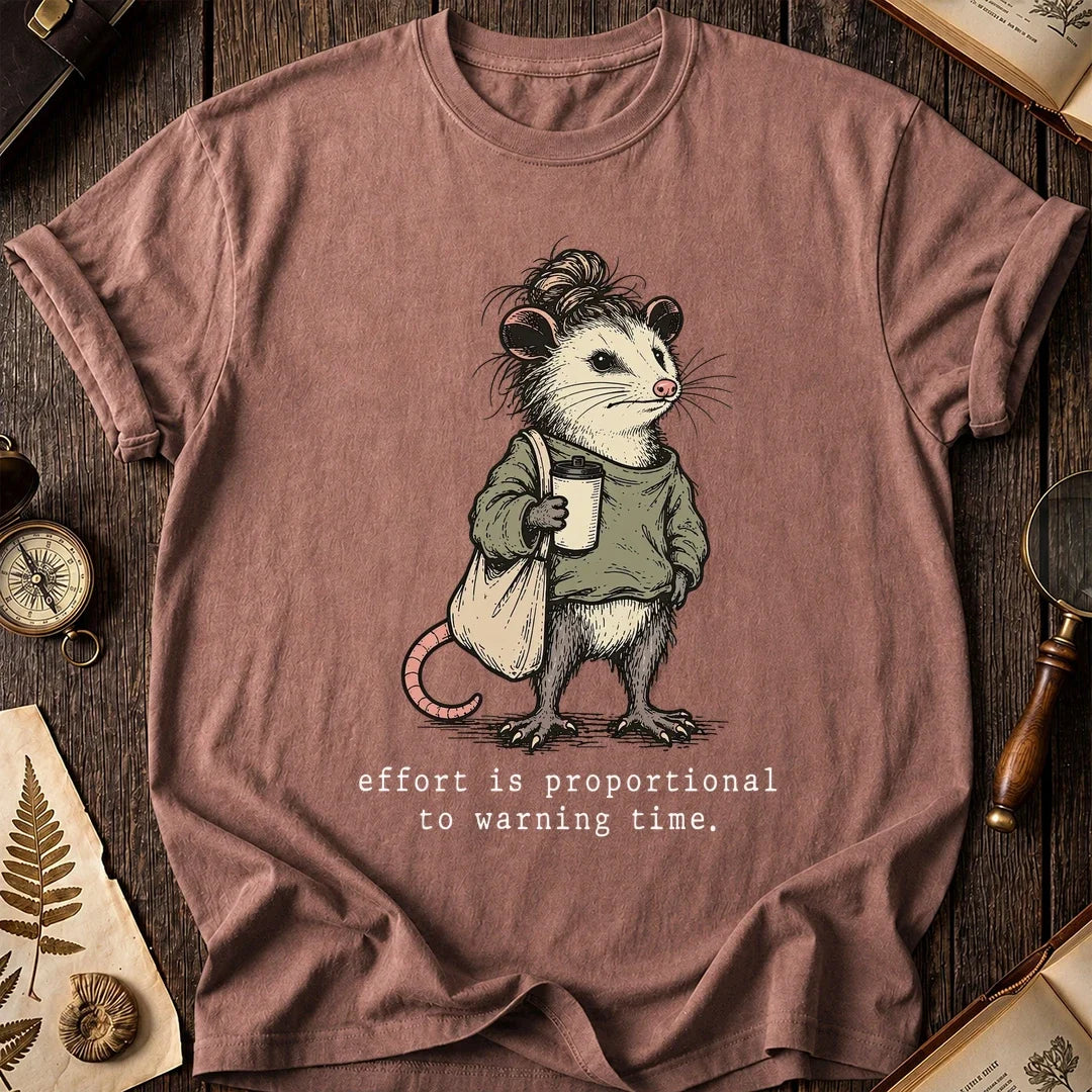 Warning Time Possum T-Shirt product image 8